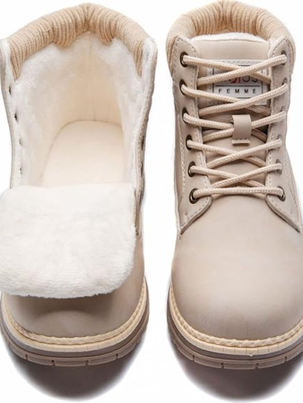 Womens Ankle Boots Lightweight Snow Winter Boots for Trekking Walking